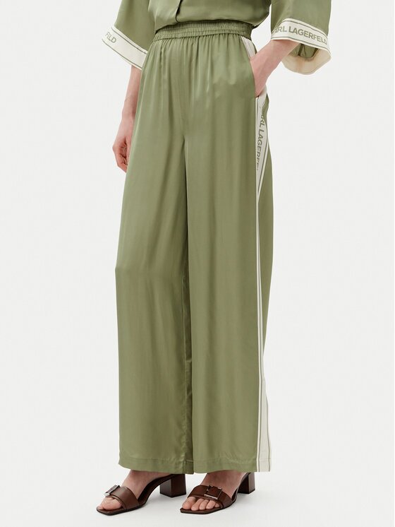 Karl Lagerfeld Текстилни панталони A2W10118 Relaxed Fit