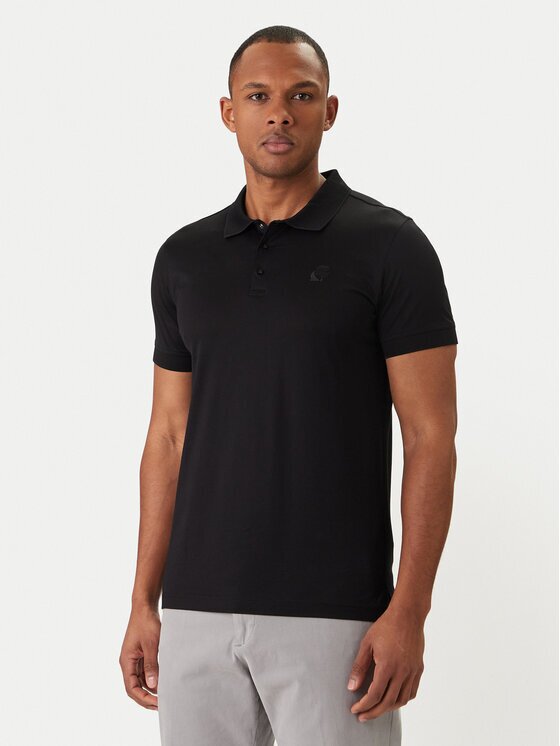 Karl Lagerfeld Тениска с яка и копчета 745000 562200 Regular Fit