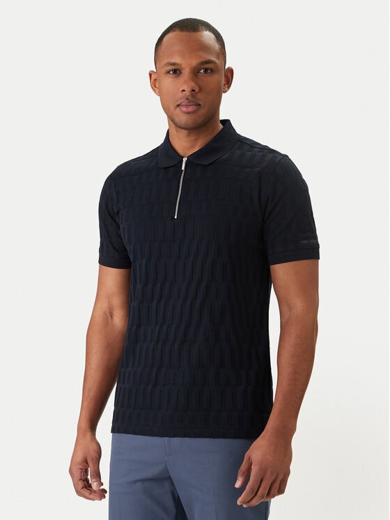 Karl Lagerfeld Тениска с яка и копчета 745008 562203 Regular Fit