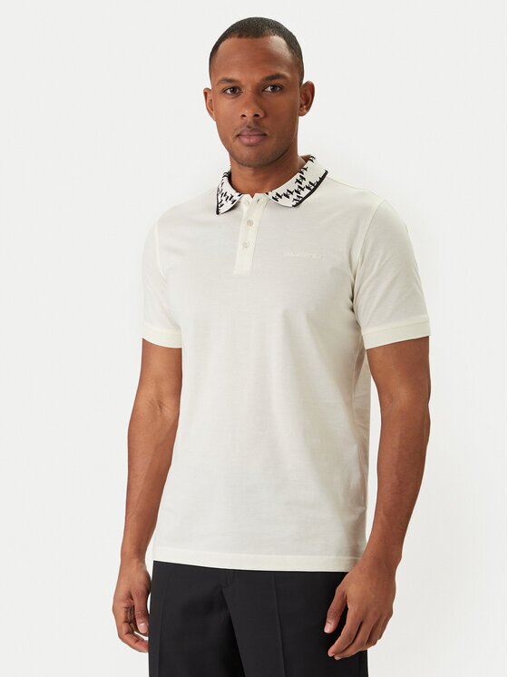 Karl Lagerfeld Тениска с яка и копчета 745010 562200 Regular Fit