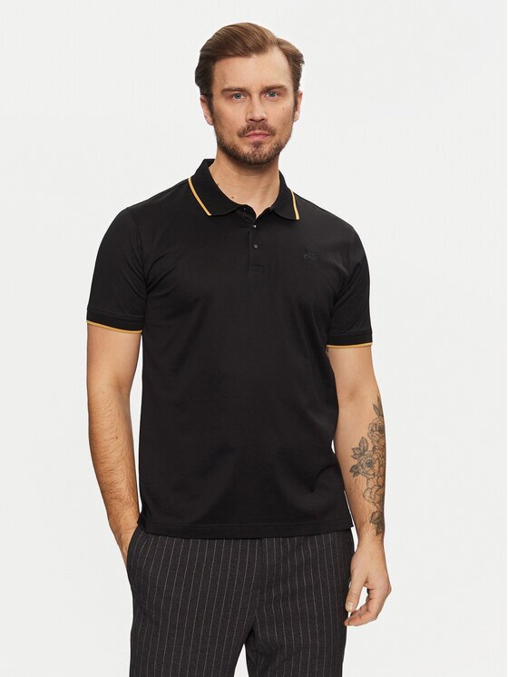 Karl Lagerfeld Тениска с яка и копчета 745080 551200 Regular Fit