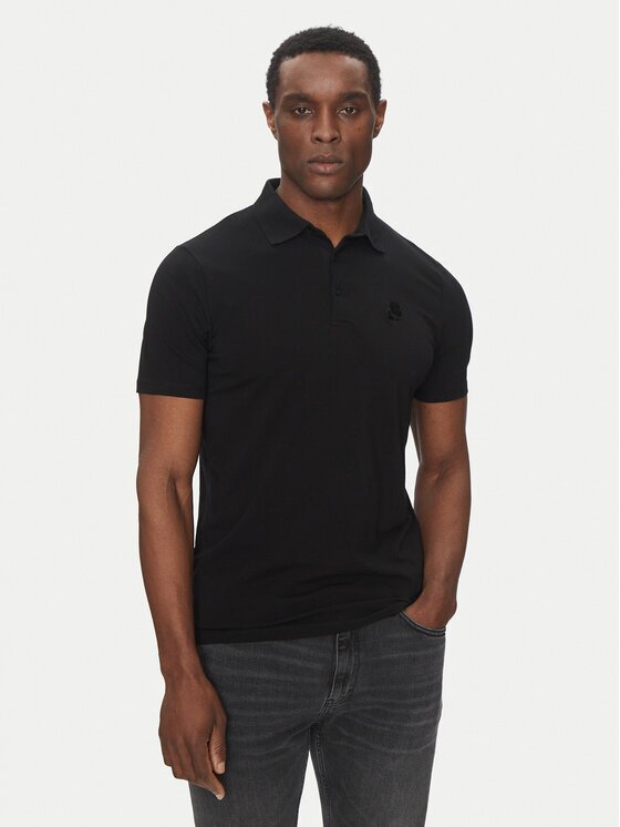 Karl Lagerfeld Тениска с яка и копчета 745750 500221 Regular Fit
