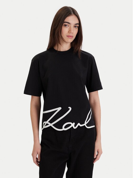 Karl Lagerfeld Тишърт A1W17013 Relaxed Fit