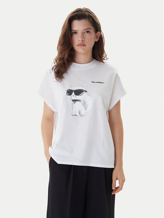 Karl Lagerfeld Тишърт A2W17115 Loose Fit