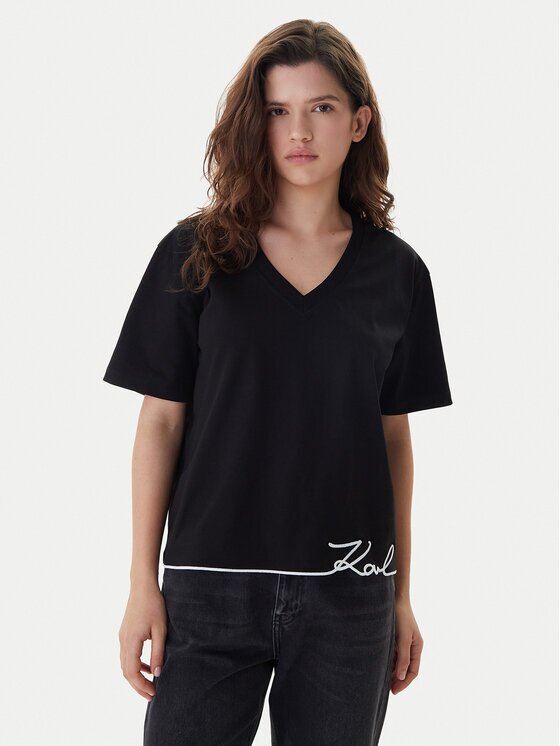 Karl Lagerfeld Тишърт B1W17031 Relaxed Fit