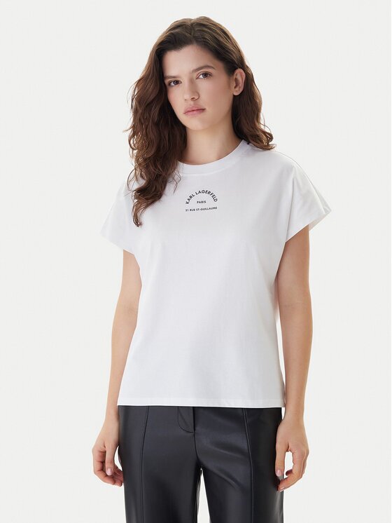 Karl Lagerfeld Тишърт B1W17032 Relaxed Fit