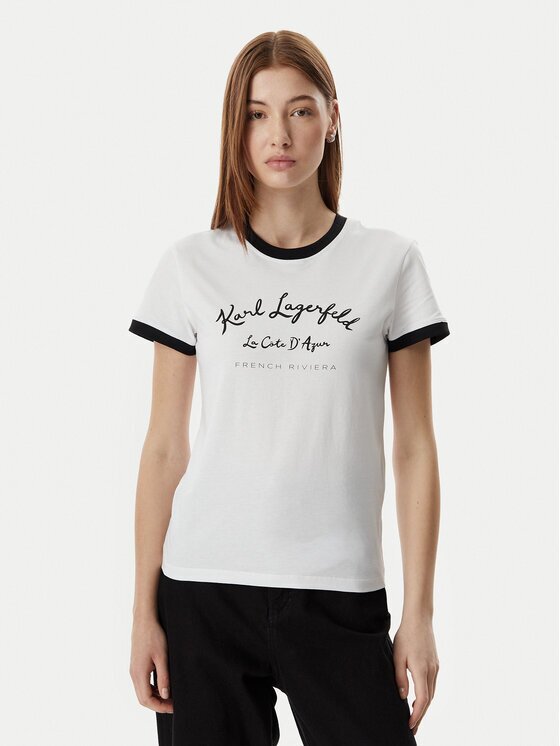 Karl Lagerfeld Тишърт B2W17021 Slim Fit
