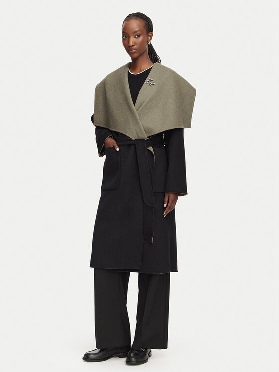 Karl Lagerfeld Вълнено палто B3W15030 Relaxed Fit
