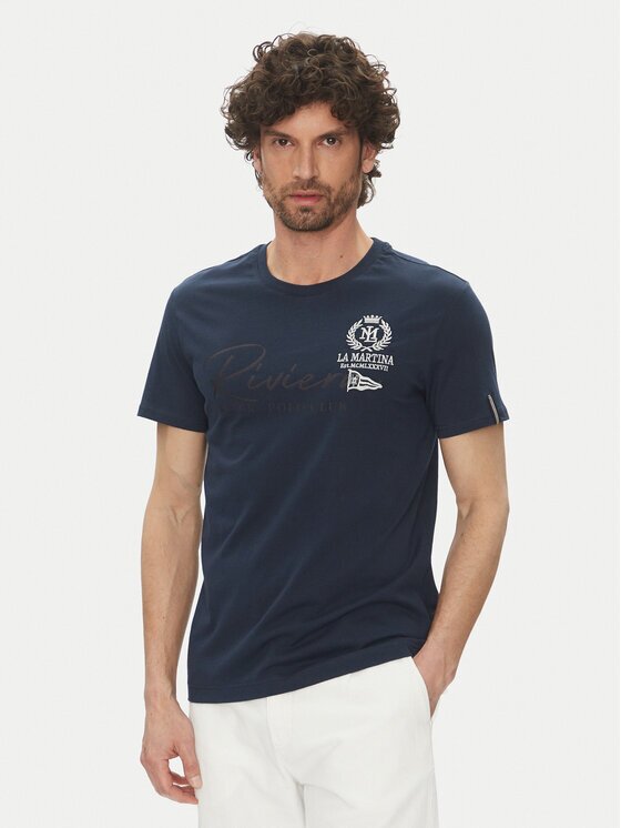 La Martina Тишърт Algernon MAR300 JS206 Regular Fit