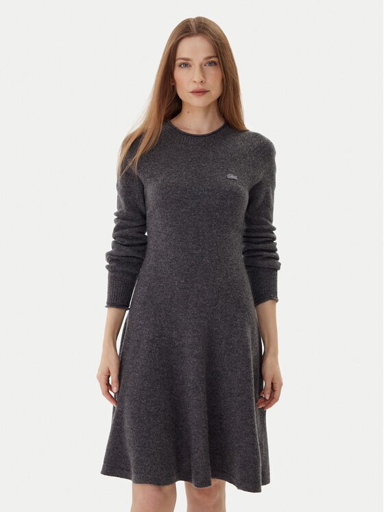 Lacoste Плетена рокля EF4161 Regular Fit