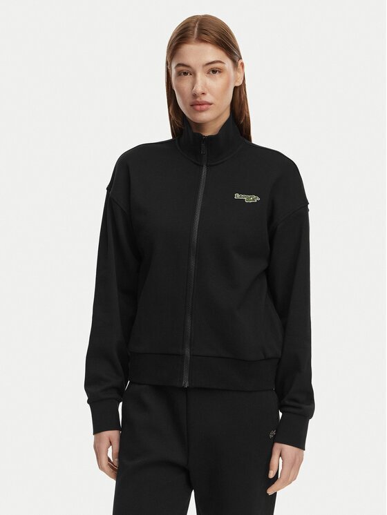 Lacoste Суитшърт SF0040 Екрю Relaxed Fit