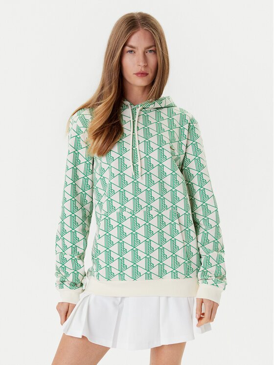 Lacoste Суитшърт SH2855 Светлосиньо Classic Fit