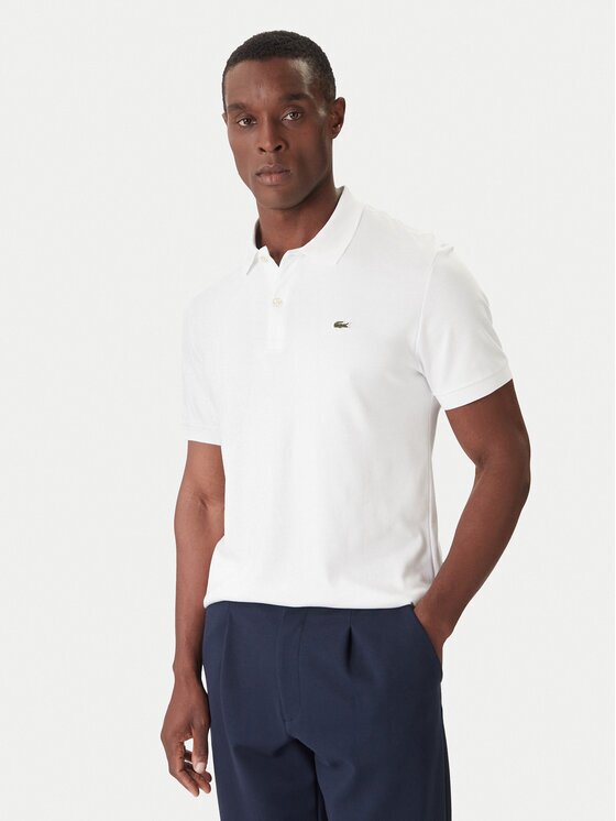 Lacoste Тениска с яка и копчета DH2050 Regular Fit