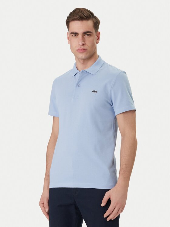 Lacoste Тениска с яка и копчета DH5522 Regular Fit