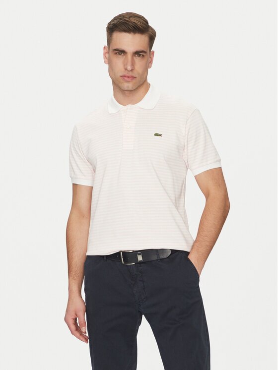 Lacoste Тениска с яка и копчета PH9753 Classic Fit