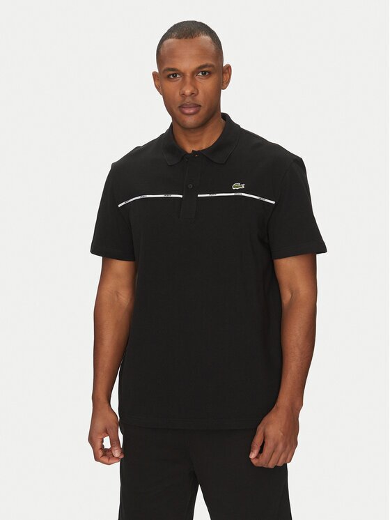 Lacoste Тениска с яка и копчета PH9863 Regular Fit