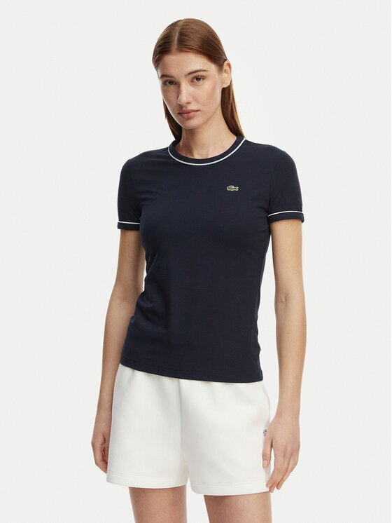 Lacoste Тишърт TF5289 Slim Fit