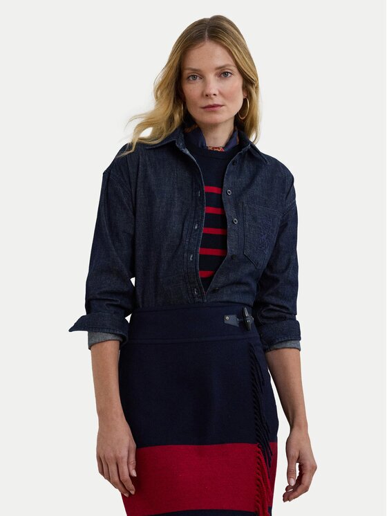 Lauren Ralph Lauren дънкова риза 200957620 Relaxed Fit