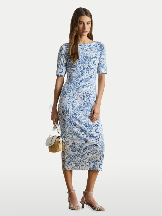 Lauren Ralph Lauren Ежедневна рокля 200B22023001 Slim Fit