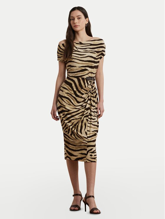 Lauren Ralph Lauren Коктейлна рокля 200973604001 Slim Fit