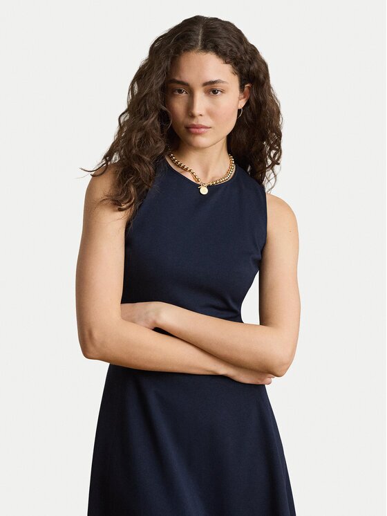Lauren Ralph Lauren Коктейлна рокля 200980935002 Екрю Slim Fit
