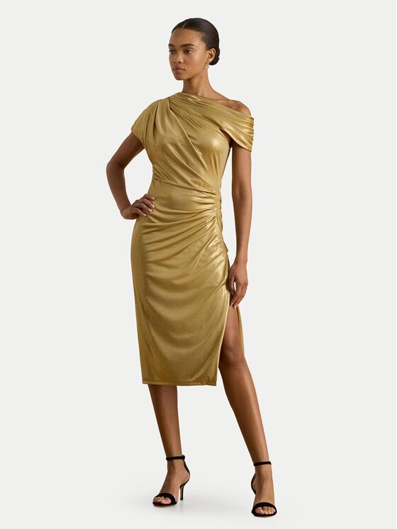 Lauren Ralph Lauren Коктейлна рокля 253P03414002 Slim Fit