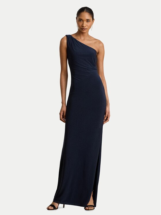 Lauren Ralph Lauren Официална рокля 253P13865002 Тъмносин Slim Fit