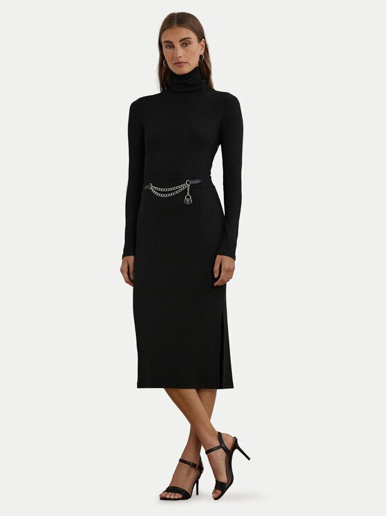 Lauren Ralph Lauren Плетена рокля 250951822001 Slim Fit