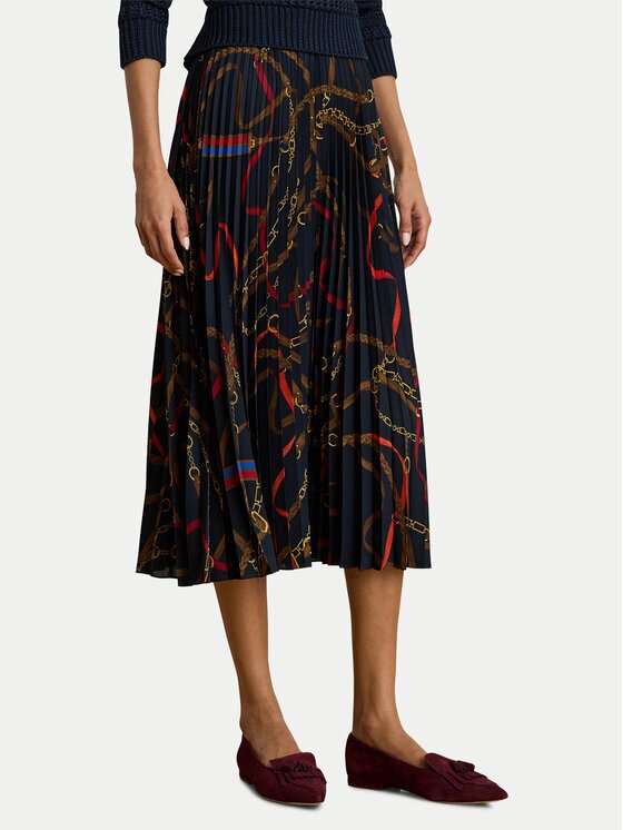 Lauren Ralph Lauren Плисирана пола 200P03550001 Regular Fit