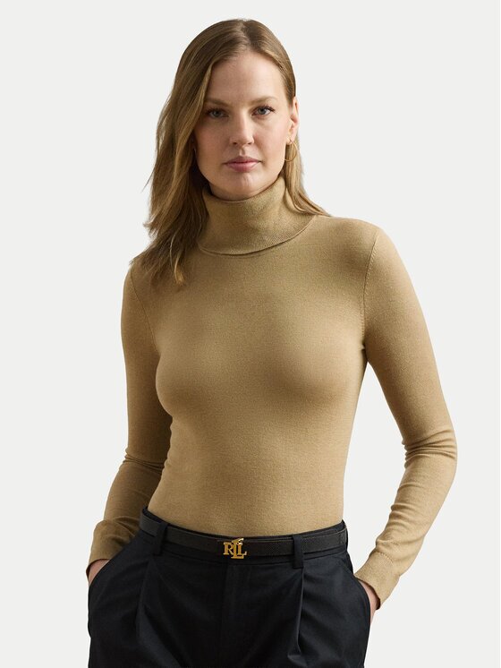Lauren Ralph Lauren Поло 200940470001 Екрю Slim Fit