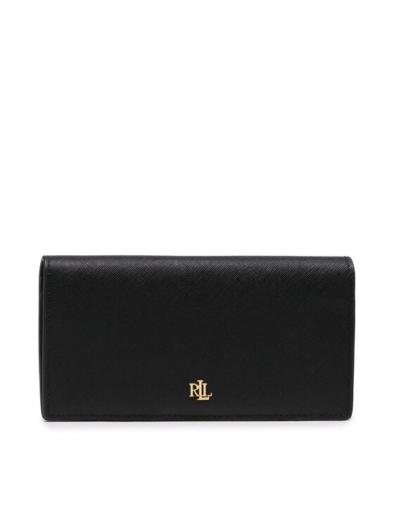 Lauren Ralph Lauren Портфейл Slim Wallet Wlt Med 432802917009 Черен