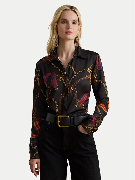Lauren Ralph Lauren Риза 200979917001 Straight Fit