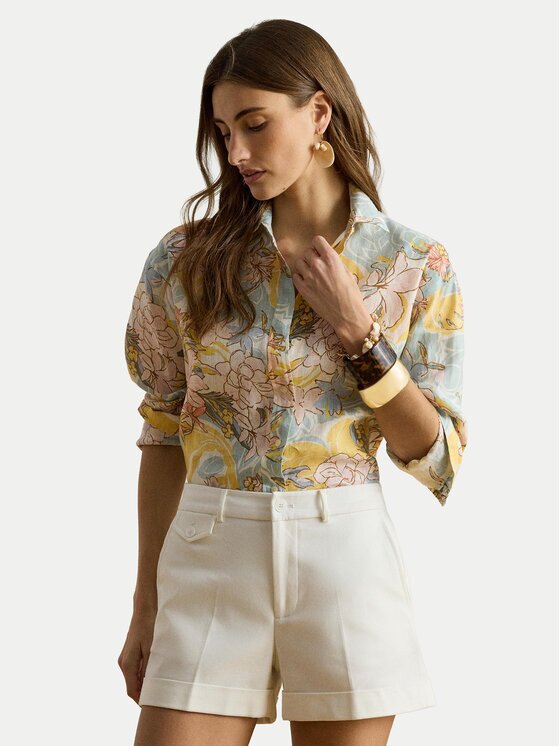 Lauren Ralph Lauren Риза 200P08906001 Цветен Relaxed Fit