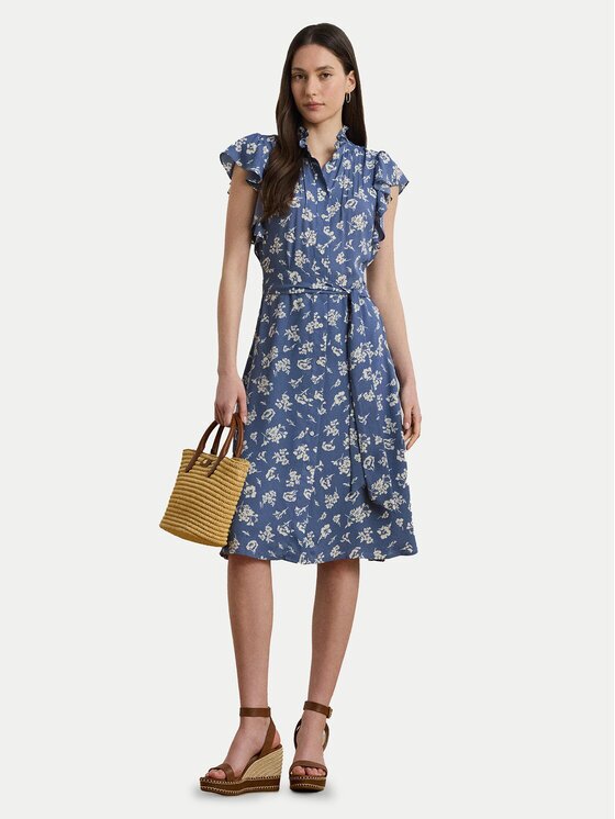 Lauren Ralph Lauren Рокля тип риза 200970726001 Regular Fit