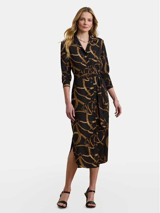 Lauren Ralph Lauren Рокля тип риза 200978812001 Straight Fit