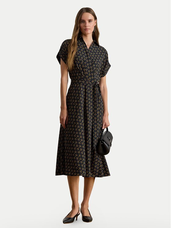 Lauren Ralph Lauren Рокля тип риза 200P03557001 Regular Fit
