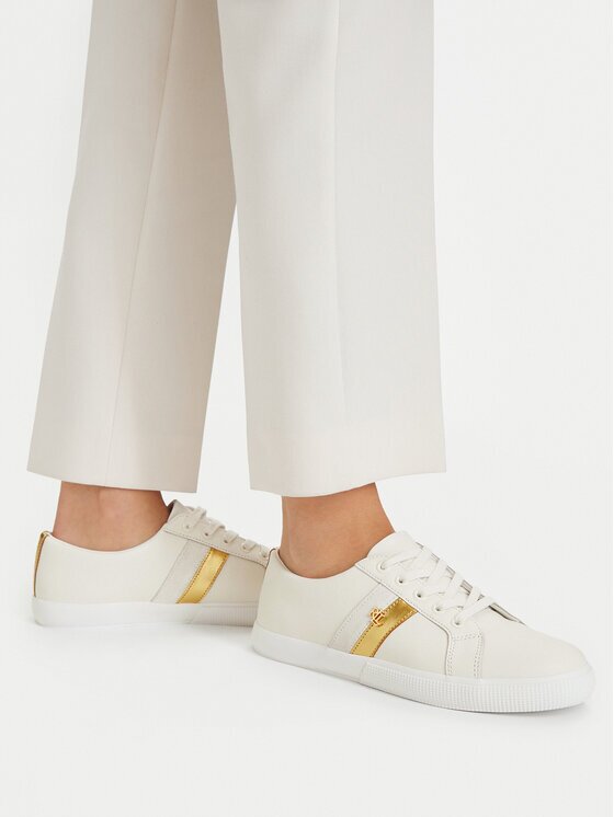 Lauren Ralph Lauren Сникърси Janson II 802P02521002 Бял