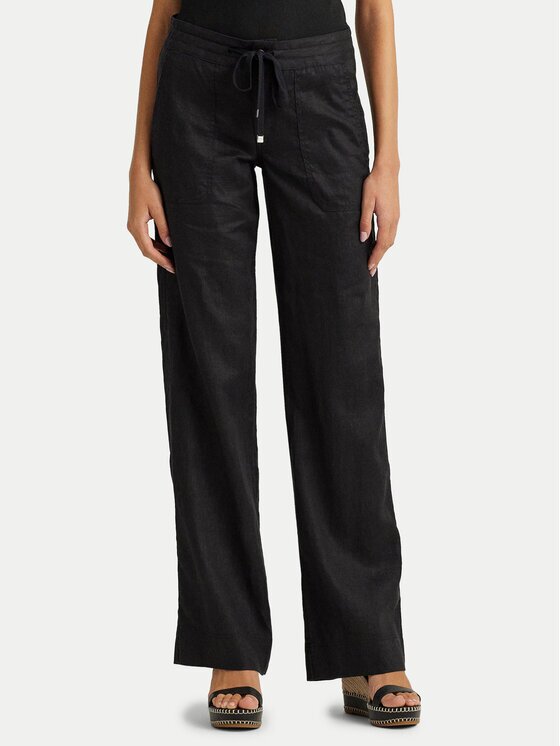 Lauren Ralph Lauren Текстилни панталони 200735136001 Wide Leg