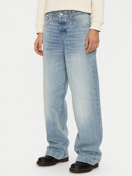 Lee Дънки Carpenter 112355208 Син Loose Fit