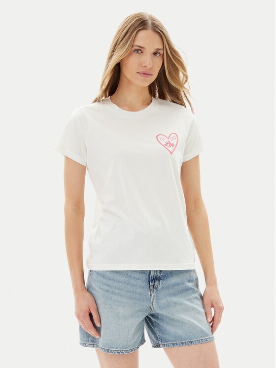Lee Тишърт Small Logo 112363635 Regular Fit