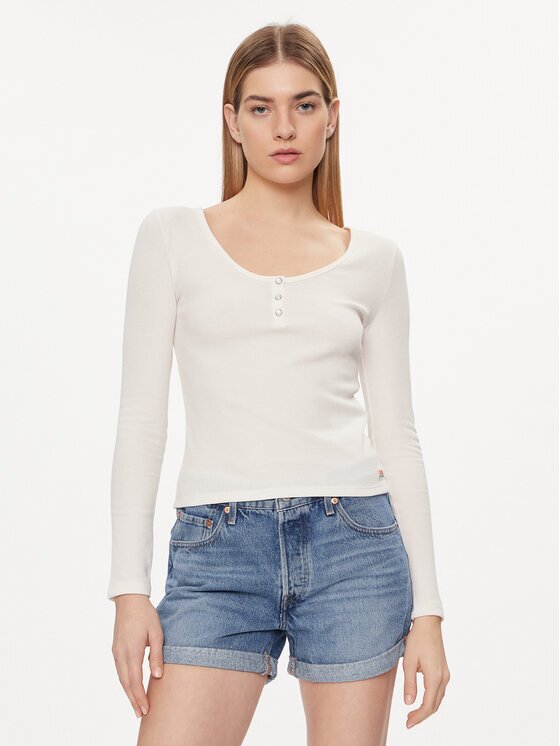 Levi's Блуза Dry Goods A7312-0000 Екрю Slim Fit