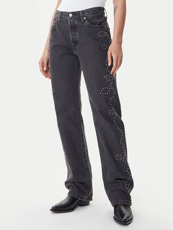 Levi's Дънки 501® ’90 A1959-0092 Черен Straight Fit