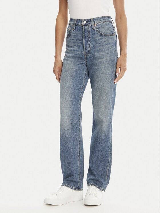 Levi's Дънки Ribcage 72693-0230 Син Straight Fit