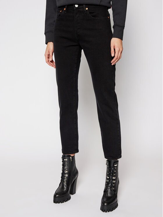 Levi's Дънки тип Cropped Fit 501® Original 36200-0085 Черен Cropped Fit