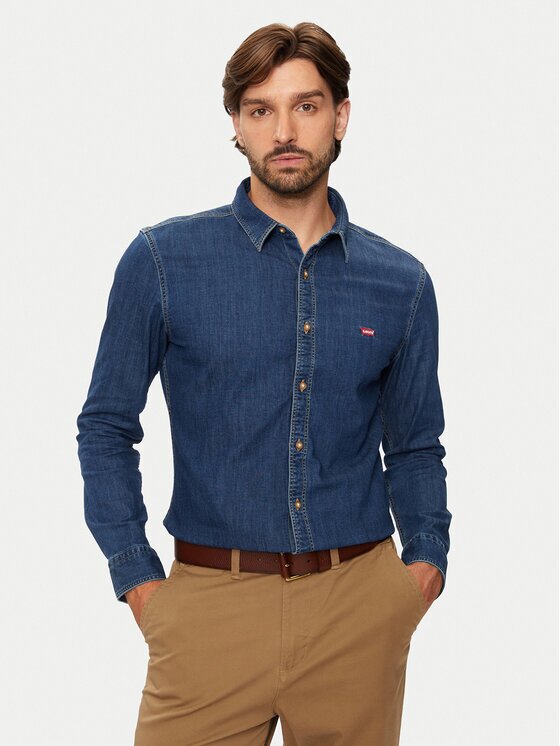 Levi's дънкова риза Battery Housemark 86625-0052 Slim Fit