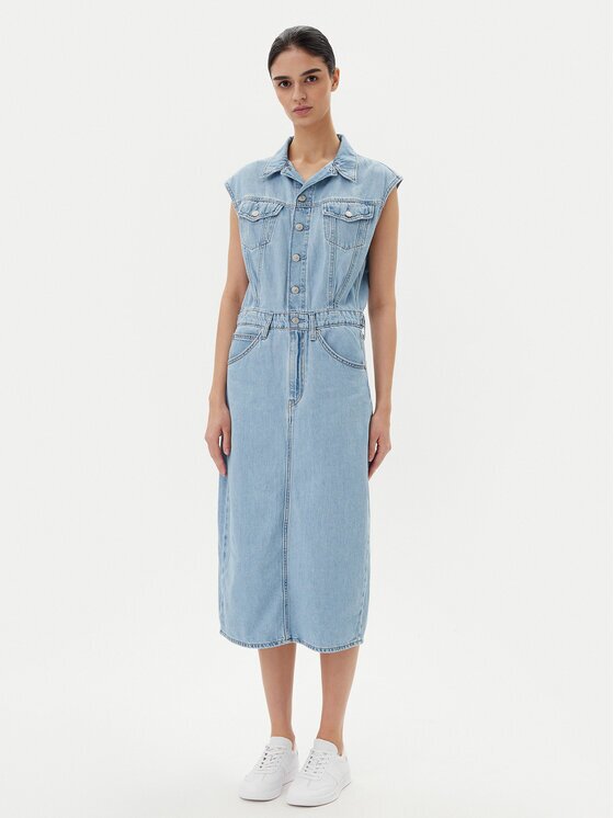 Levi's Дънкова рокля Iconic 001WF-0002 Standard Fit