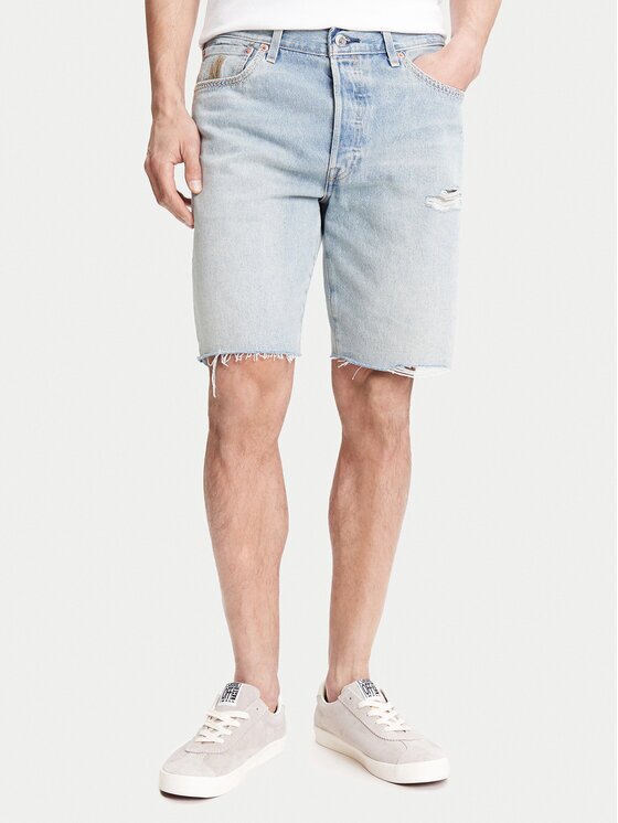 Levi's Дънкови шорти 501® 36512-0257 Син Regular Fit