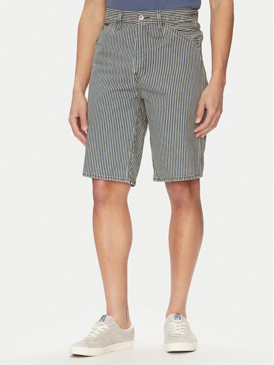 Levi's Дънкови шорти 568™ 001K8-0002 Черен Loose Fit