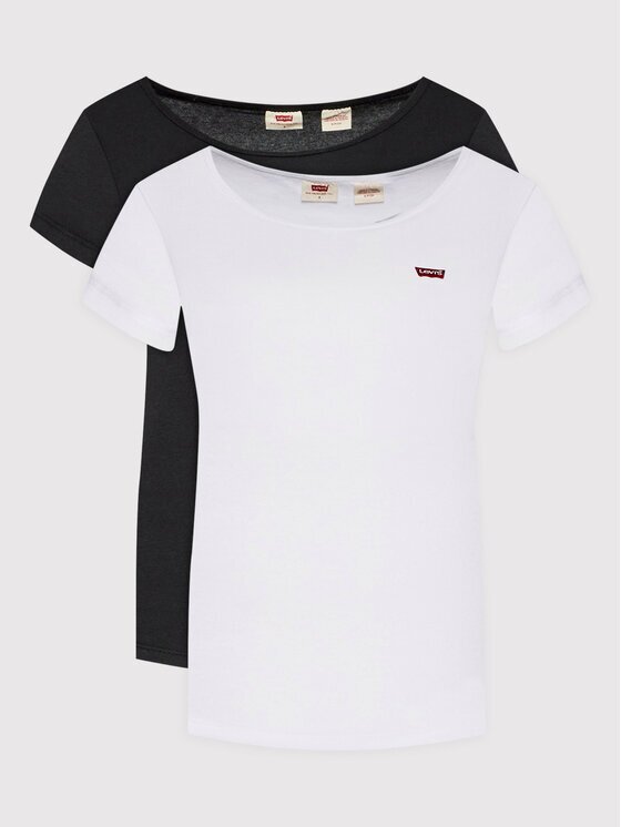 Levi's Комплект тениски Perfect 74856-0000 Цветен Slim Fit