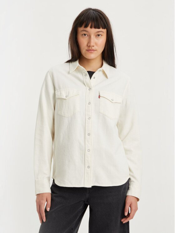 Levi's Риза Essential Western 167860014 Екрю Regular Fit
